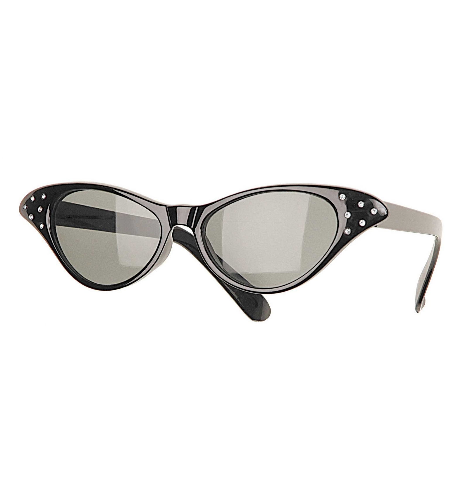 Black glasses with fake diamonds Costume shop. Shipments in less than