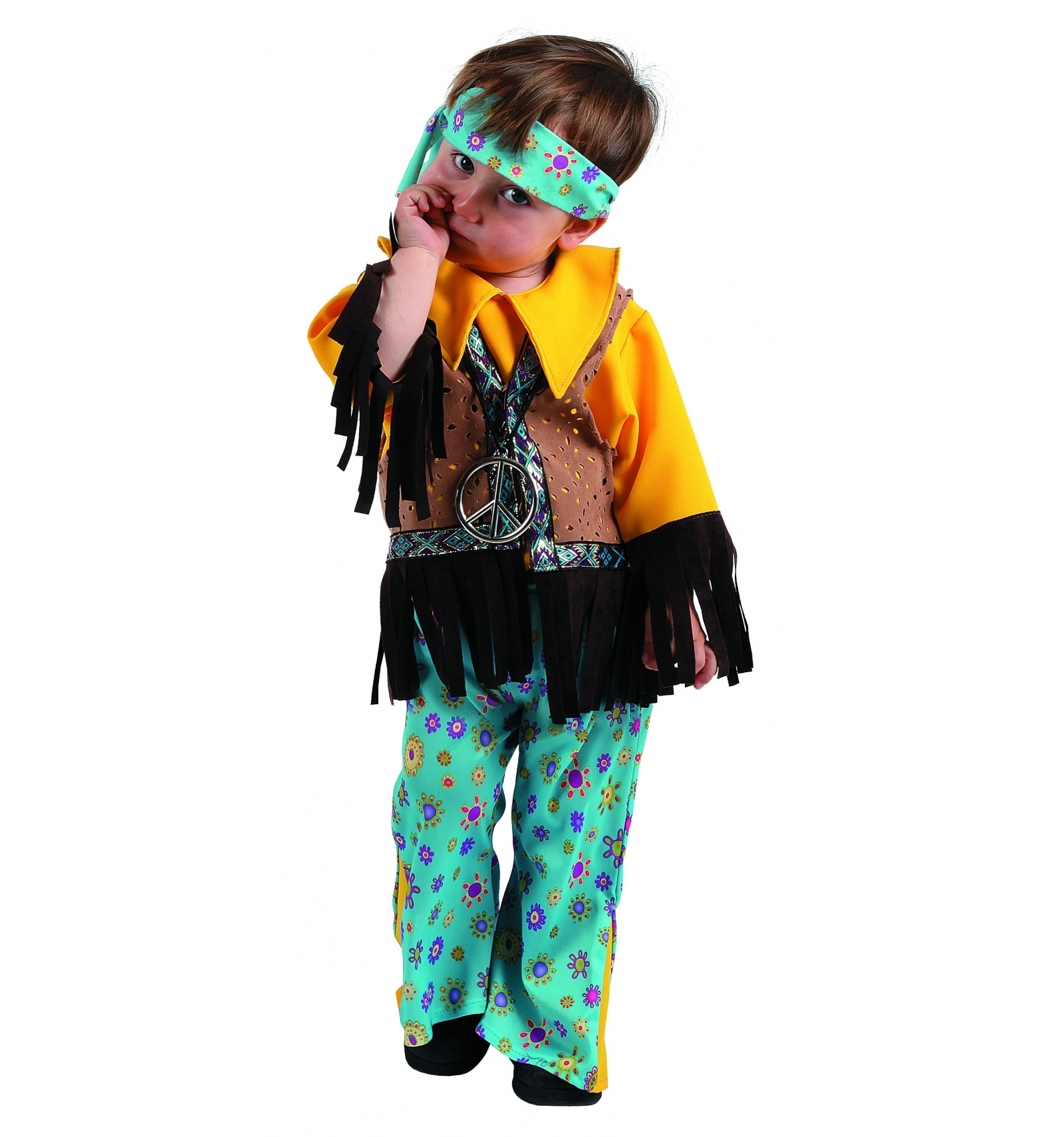 Hippie boy infant costume